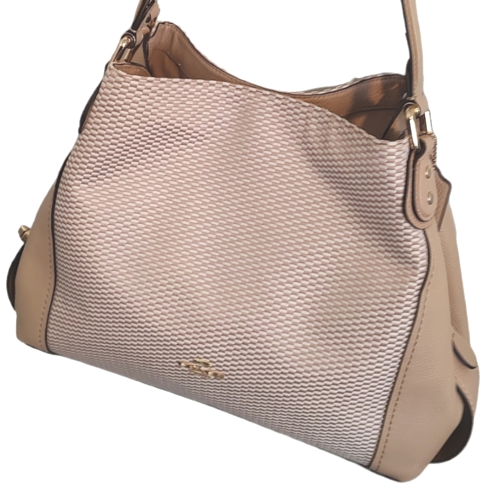 COACH Legacy Jacquard Edie 31 Shoulder Bag Tote Hobo Beechwood 28895 - Picture 9 of 16